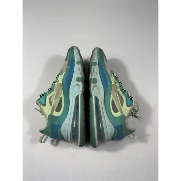 Nike Air Max 270 React Shoes Mens Size 9 Green Teal Running Sneakers AO4971-301 - Picture 5 of 9